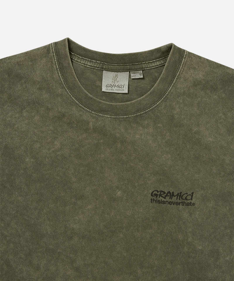Gramicci & thisisneverthat Original Freedom Tee Color: DARK OLIVE