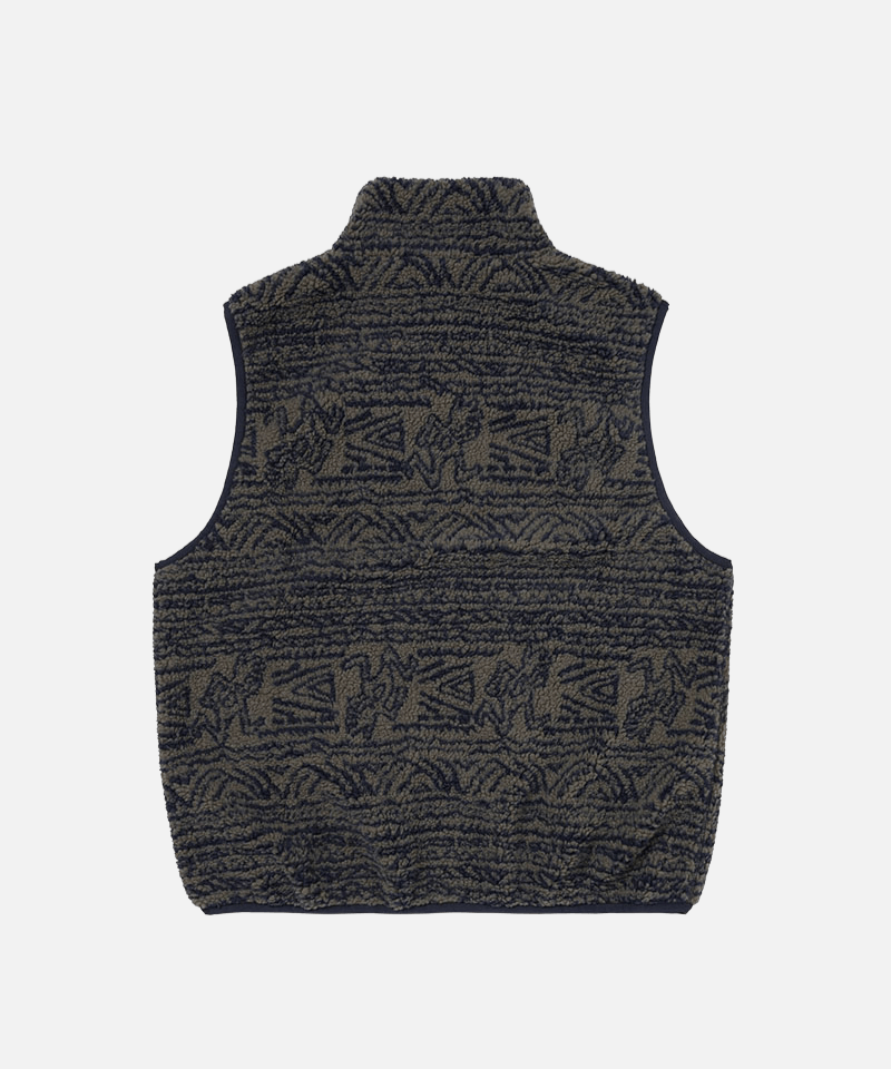 Gramicci Gramiccic & thisisneverthat Reversible Fleece Vest Color: DARK NAVY