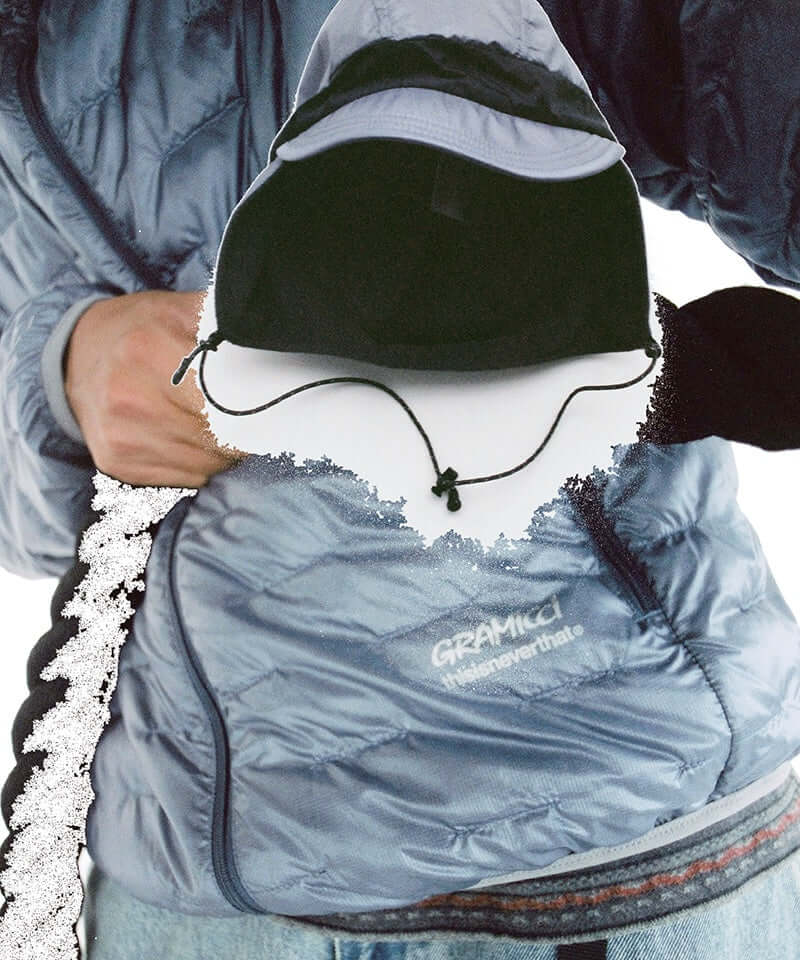 Gramicci Gramicci & thisisneverthat PERTEX® Earflap Cap Color: SLATE