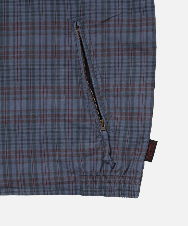 Gramicci Gramicci & thisisneverthat Washed Wind Jacket Color: NAVY PLAID