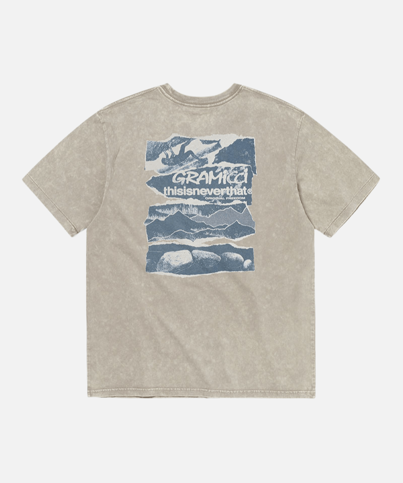 Gramicci & thisisneverthat Original Freedom Tee Color: SAND