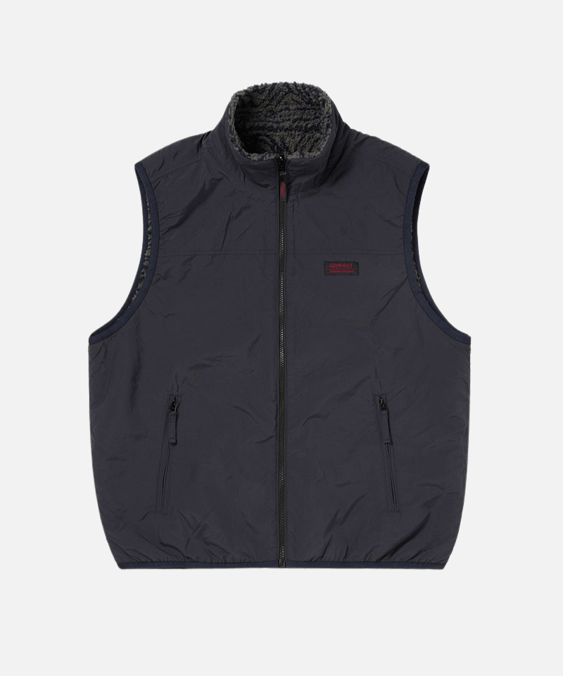 Gramicci Gramiccic & thisisneverthat Reversible Fleece Vest Color: DARK NAVY