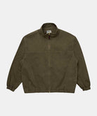Gramicci dusky olive Twill-Around Jacket against a light-tone background.