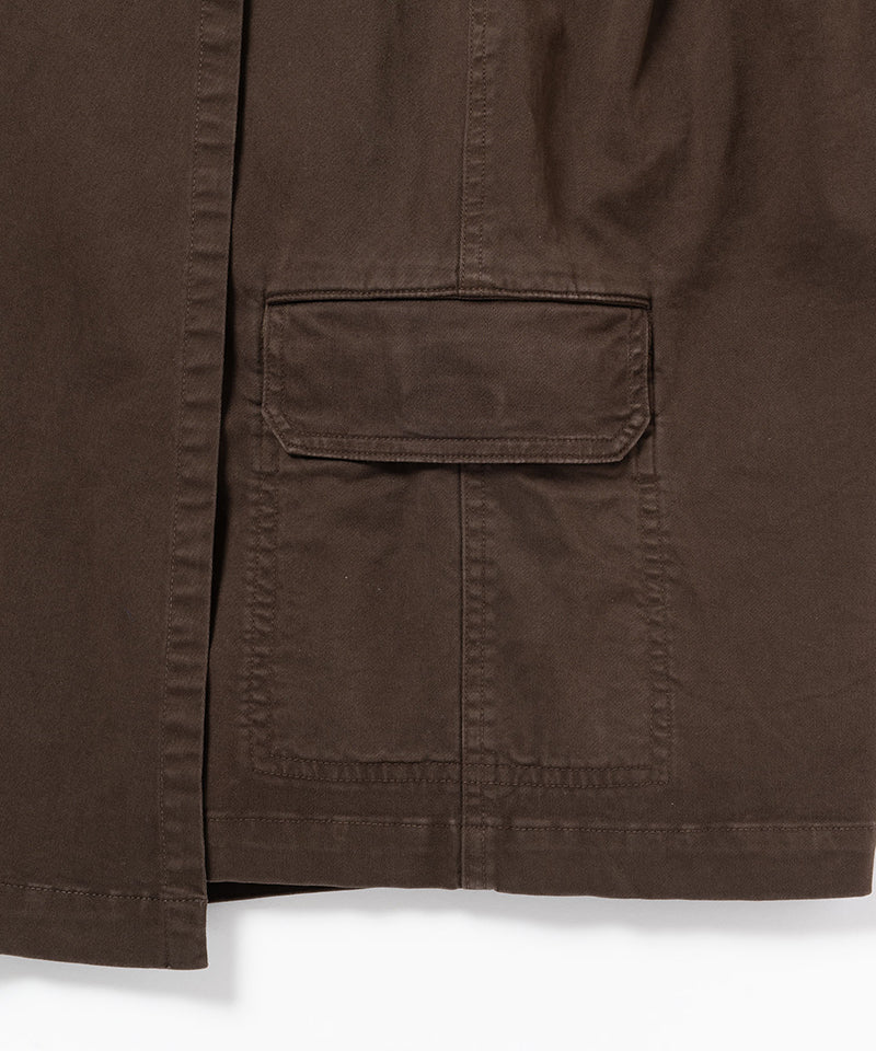 Close-up of Gramicci G-Skort in the color chocolate against a light-tone background.