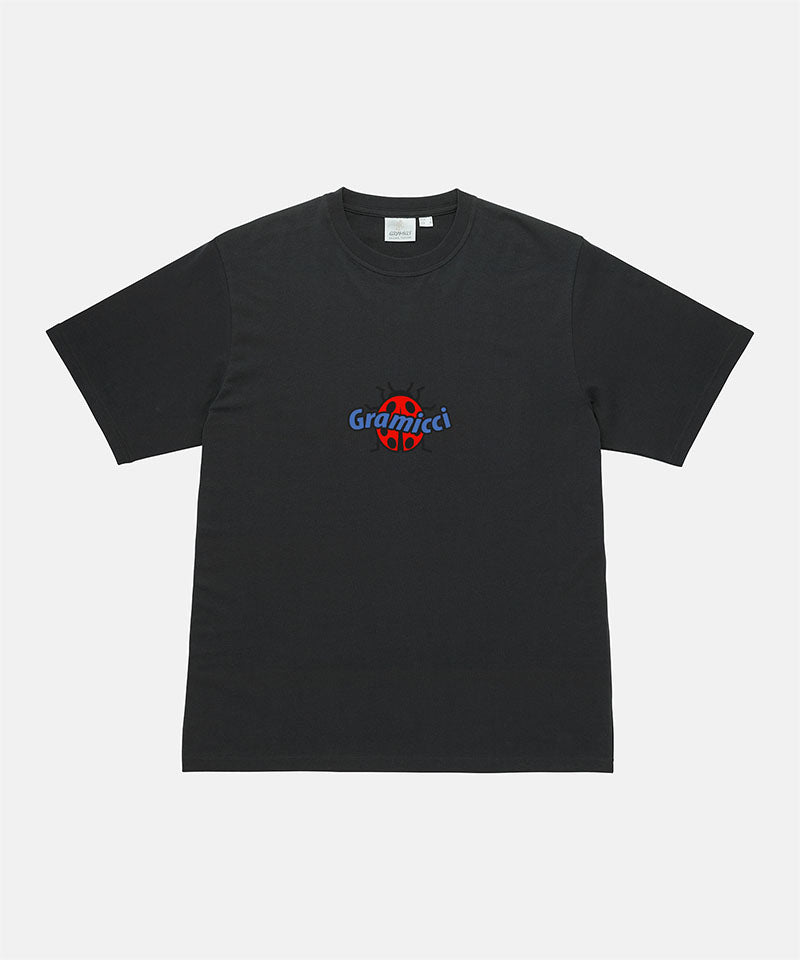 Gramicci vintage black Ladybug Tee with a graphic against a light-tone background.