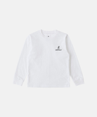 Gramicci white One Point Logo Long Sleeve Tee with a graphic against a light-tone background.