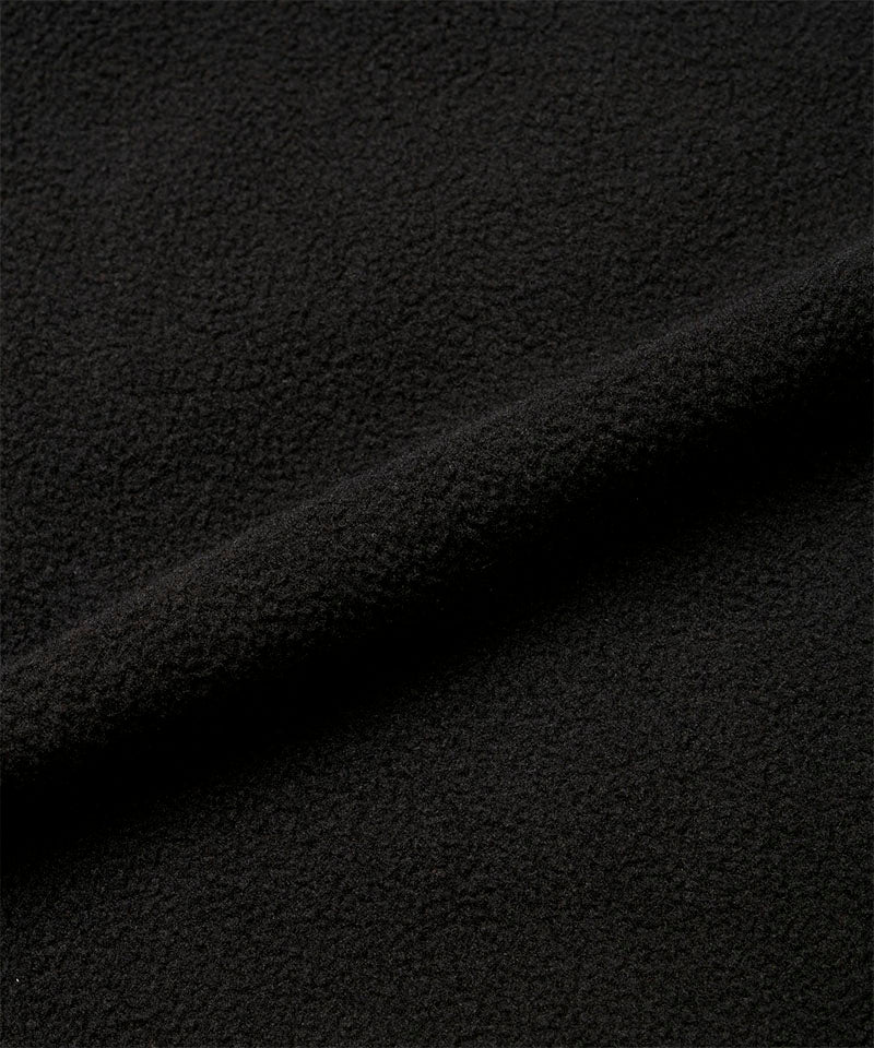 Black Gramicci Thermal Fleece Skirt fabric swatch.