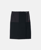 Black Gramicci Thermal Fleece Skirt against a light-tone background.