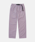 Gramicci purple Natural Dyed Gramicci Pant Straight Fit with a black belt against a light-tone background.
