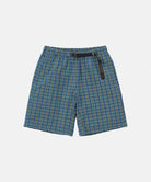 Gramicci blue multistripe Gramicci O.G. G-Short Seersucker Plaid against a light-tone background.