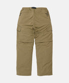 Back view of khaki Gramicci Convertible Cargo Pants on a light-tone background.