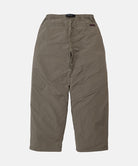 Back view of granite colored Gramicci Nylon Paneled Trek Pants on a light-tone background.