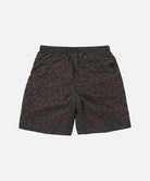 Back view of brown leaf colored Gramicci Nylon Packable G-Short on a light-tone background.