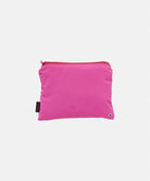Bright plum colored Gramicci Nylon Packable G-Short in a carrying pouch on a light-tone background.