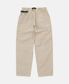 Back view of sand pigment Gramicci EQT Pant on a light-tone background.