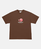 Gramicci  brown Pomegranate Tee with a graphic against a light-tone background.