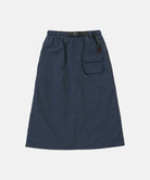 Gramicci british navy Nylon Utility Skirt against a light-tone background.
